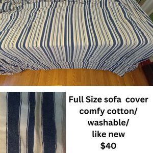 Sofa Cover/Stripes/Cotton Cover
